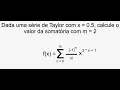 Serie de Taylor em Python