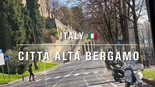 ITALY - CITTA ALTA BERGAMO Hilltop medieval town surrounded by 16th-century defensive walls