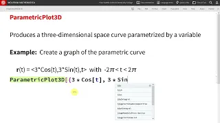 ParametricPlot3D