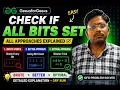 Check if All Bits are Set Bit Manipulation Easy Problem GFG Solution