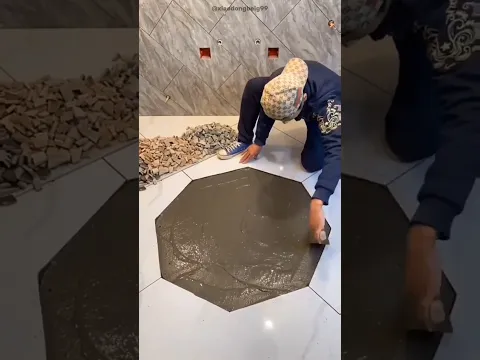 ¡Convirtió una Baldosa Rota en una Obra de Arte! 😱✨🐱