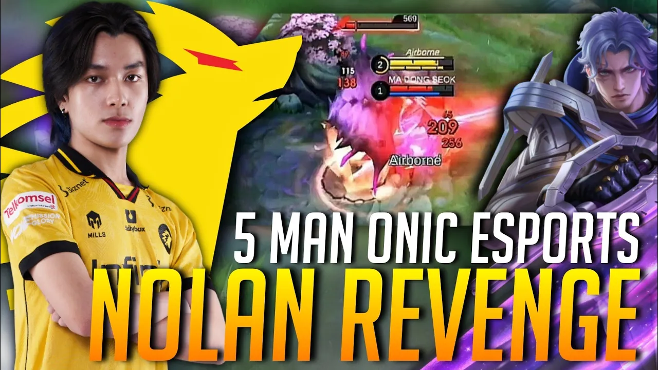 THIS IS HOW MY NOLAN WILL REVENGE WHEN YOU STEAL HIS BUFF | 5 MAN ONIC ESPORTS