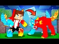 Download Lagu JJ Morph into Elemental WOLF - Maizen Minecraft Animation