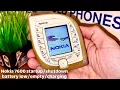Nokia 7600 startup/shutdown + battery low/empty/charging - by Old Phones World
