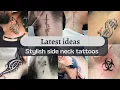 Stylish side neck tattoos ideas neck tattoo for men mens fashion