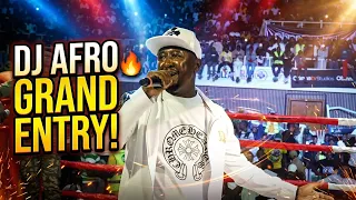 dj afro entrance vurugu showdown fight