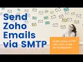 Sending Zoho emails via SMTP using PHP Swiftmailer
