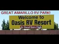 Oasis RV Resort Amarillo Texas