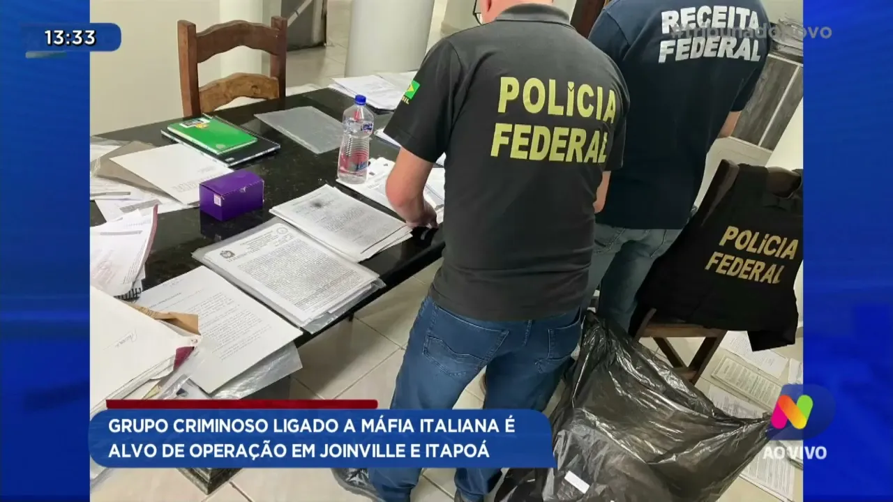 Grupo criminoso ligado à máfia italiana é alvo de operação em Joinville e Itapoá