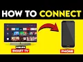 How To Connect Philips Smart TV To Phone How To Use And Screen Mirror Philips Smart TV With Phone