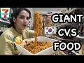 24 hours using GIANT THINGS only Korean cvs food and more