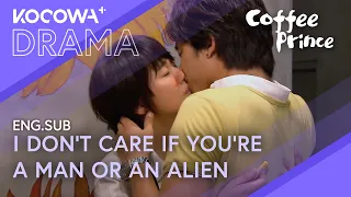 gong yoo melts into a kiss that says it all coffee prince ep10 kocowa 