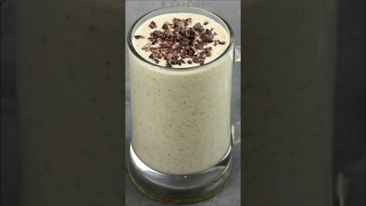 High Protein Oats Breakfast Smoothie - No Milk - No Sugar - Oats Smoothie For Weight Loss #shorts