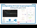 How to configure VSCode for Java in 2024 Explain in Detail