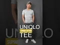 Lagu one t-shirt to rule them all? (the uniqlo supima cotton tee) 👕 #shorts