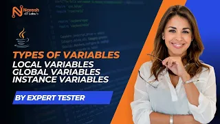 Session 17 Java for Selenium Types of variables Local Variables Global Instance Variables