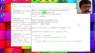 Python - If Else Random Randint in a Multiplication Game