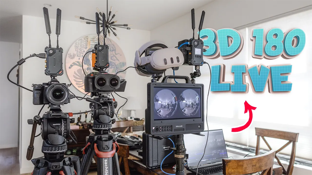 Outline Video LIVE Workflow for Immersive Filmmaking – Hollyland Cosmo C2 Review (Meta Quest & Vision Pro)