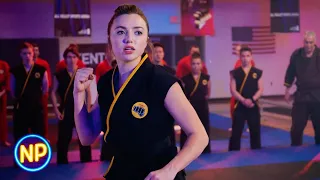 the girls fight cobra kai season 4 episode 10 now playing