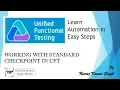 Tutorial 14 Working with Standard Checkpoint in UFT by Neeraj Kumar Singh