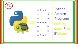 Printing Stars in B Shape Python Pattern Programs code guru