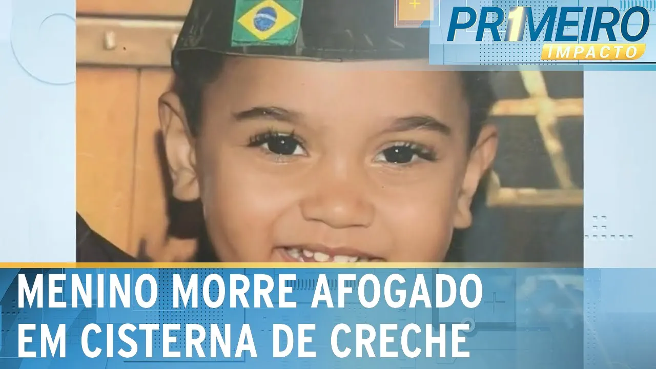 Menino autista de dois anos morre afogado em cisterna de creche | Primeiro Impacto (24/11/23)