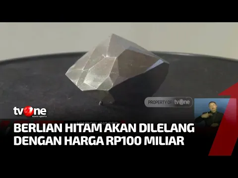 Melirik Keindahan Berlian Hitam yang Diduga Berasal dari Luar Angkasa