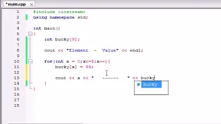 Buckys C Programming Tutorials 33 Create an Array Using Loops