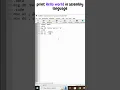 How to Print Hello world in assembly language
