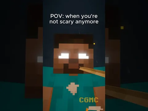 Herobrine seem disappointed #shorts