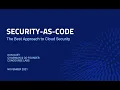 3 Keys to Security as Code for Cloud