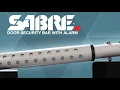 SABRE Door Security Bar with Alarm - Home Safety Solutions for Peace of Mind