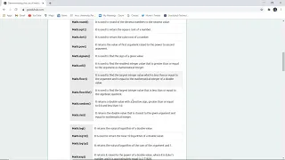 Practical implementation Java Math class with Methods