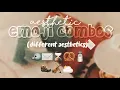 aesthetic emoji combos all emojis located in the description to copy and paste no credits