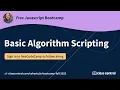 Let s learn basic algorithms in JS Free JS Bootcamp