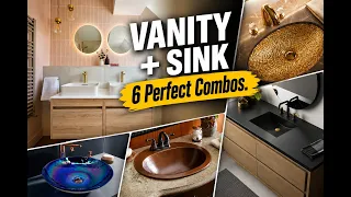 Bathroom Vanity with Sink 6 Design Combinations for Every Style