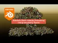 LIVENODING Random Mesh Islands Plates Scattering Using Geometry Nodes