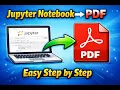 Jupyter Notebook to PDF Multiple Pages Easy Method Jupyter Notebook Full PDF Kaise Banaye