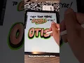 Write YOUR NAME in BUBBLE LETTERS QUICK and EASY