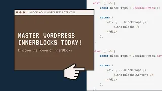 What is InnerBlocks or Nested Blocks WordPress Block Development E16