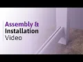 Newport Vinyl Picket Fence Assembly Installation