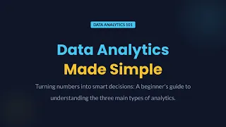 What is Data Analytics Descriptive Predictive Prescriptive Explained