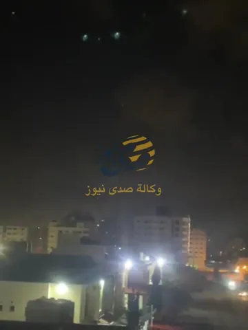 فيديو يوثق لحظة قصف طائرات الاحتلال موقعاً في محيط منطقة السفينة شمال غرب غزة..