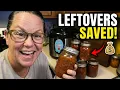I canned our leftovers to save money and food waste