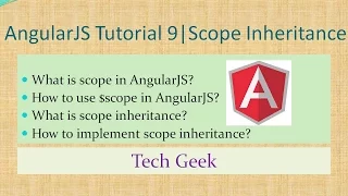 AngularJS Tutorial 9 Scope Inheritance