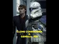 THE DIFFERENTS Clones Commanders THEIR JEDI GENERAL
