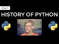 History of Python in 60 seconds