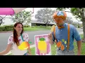 Blippi Makes Fruit Popsicles | Learn Healthy Eating For Children | Educational Videos For Kids
