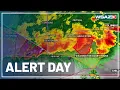 Severe storms moving in now see when they ll hit your area