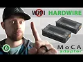 MoCA - Get Hardwired Internet WITHOUT Existing Ethernet Wiring MoCA 2 5 Adapter COAX to Ethernet
